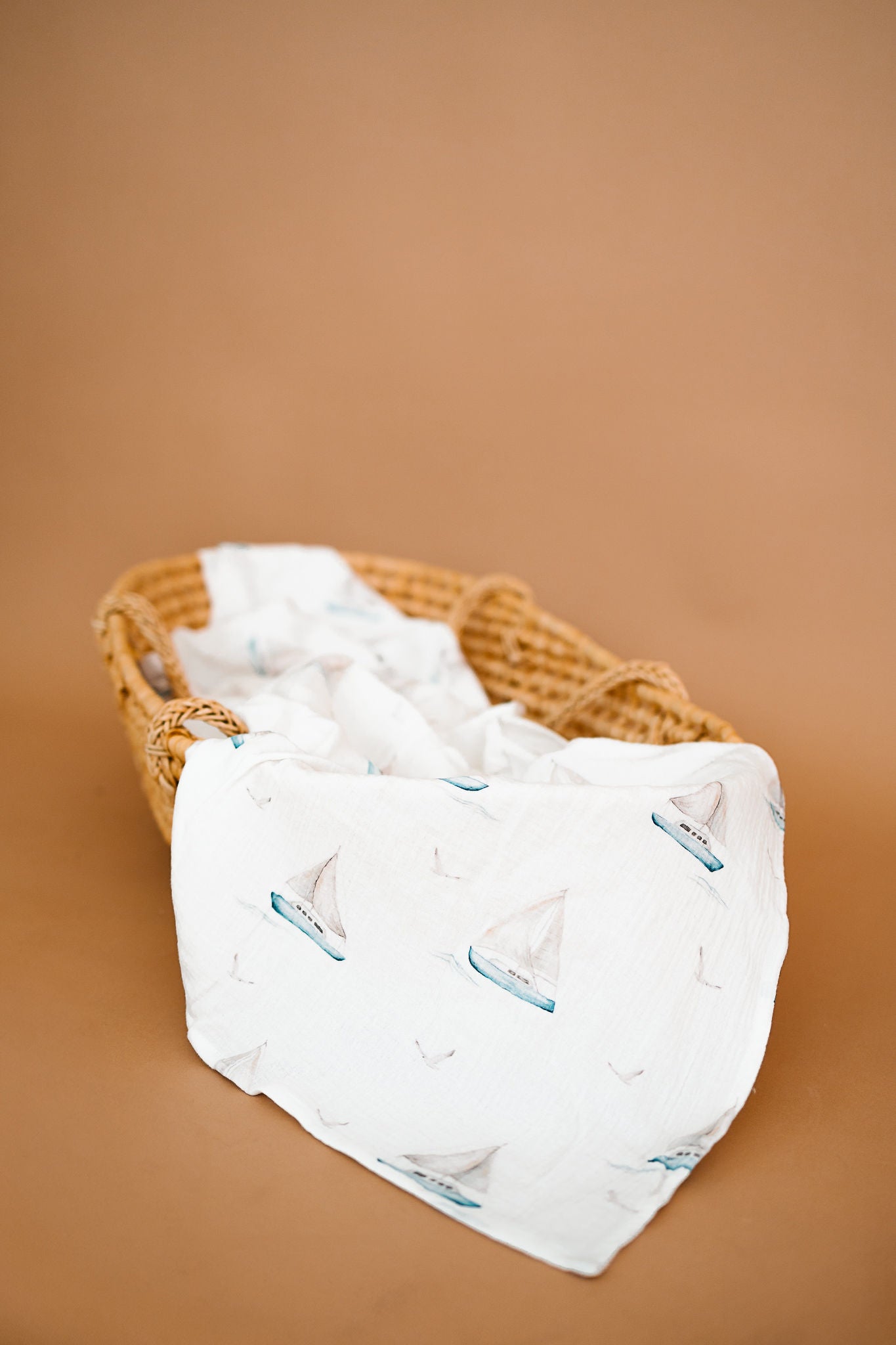 Sailboat Swaddle Blanket