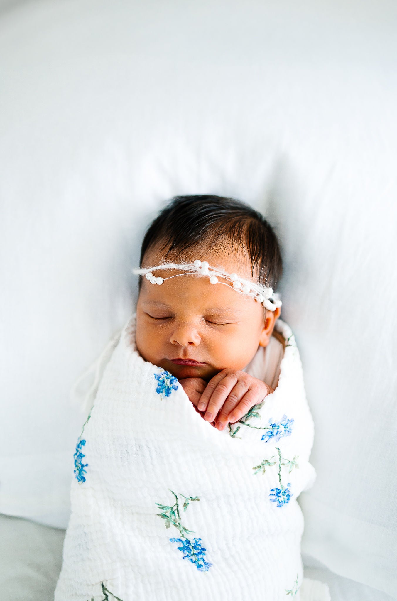 TX Bluebonnet Swaddle Blanket