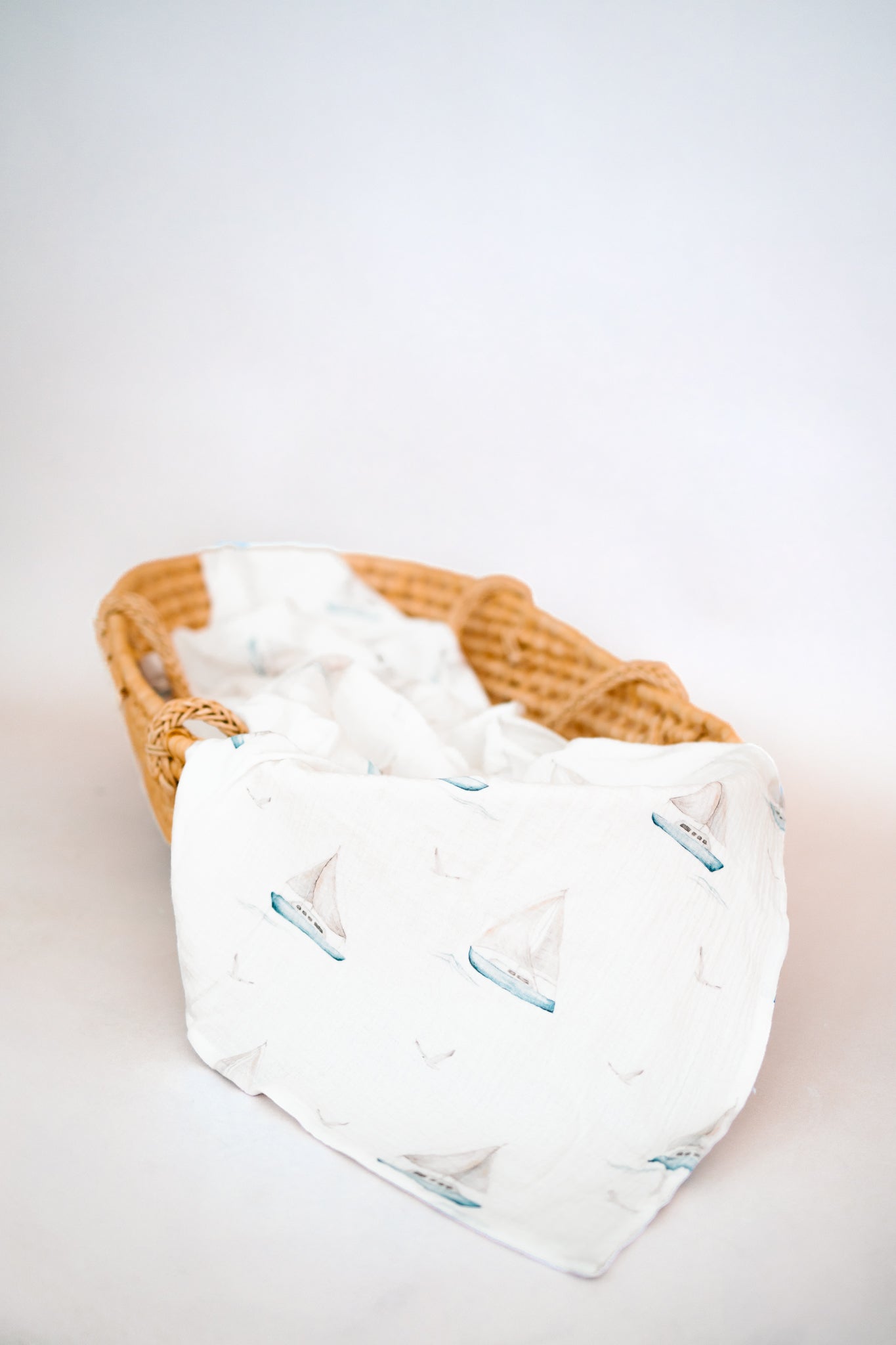 Sailboat Swaddle Blanket