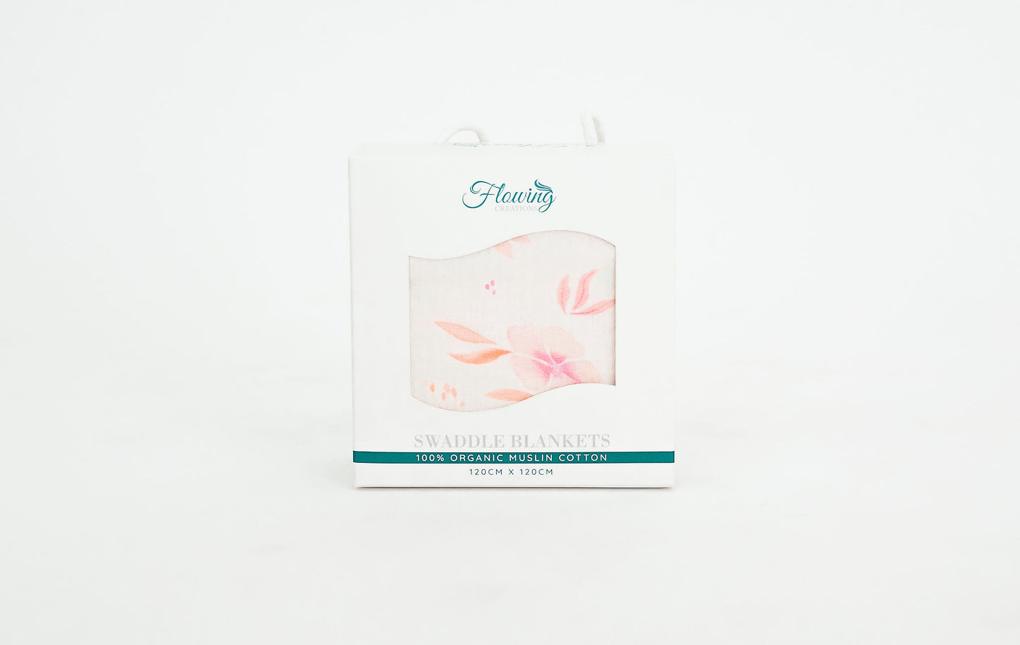 Pink Floral Swaddle Blankets