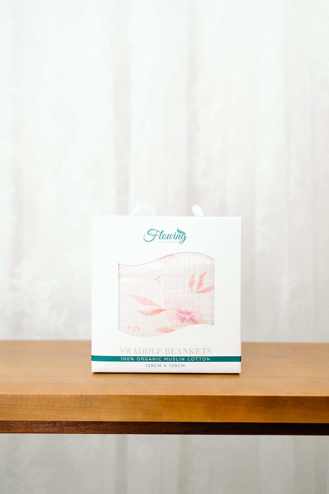 Pink Floral Swaddle Blankets