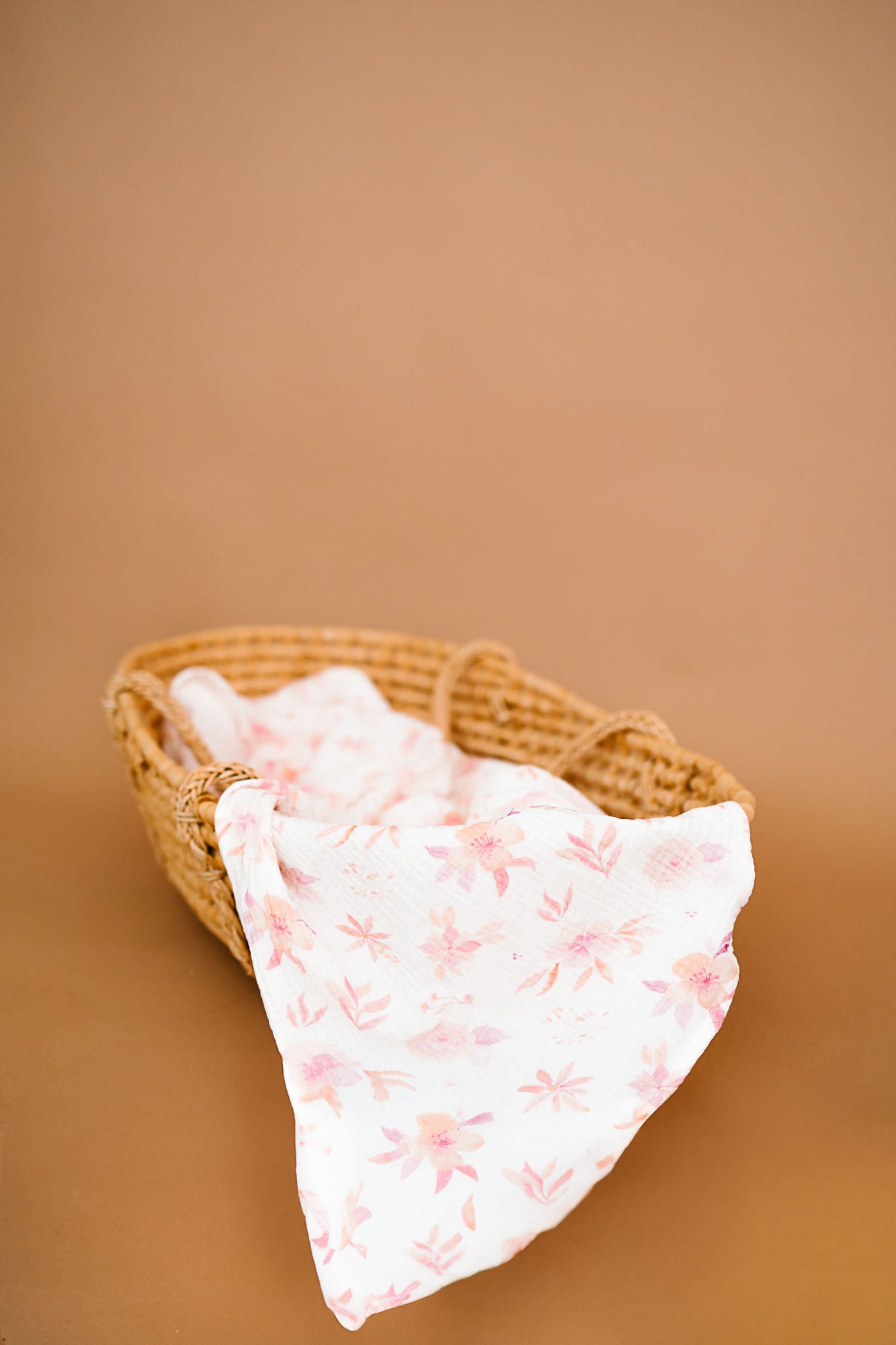 Pink Floral Swaddle Blankets